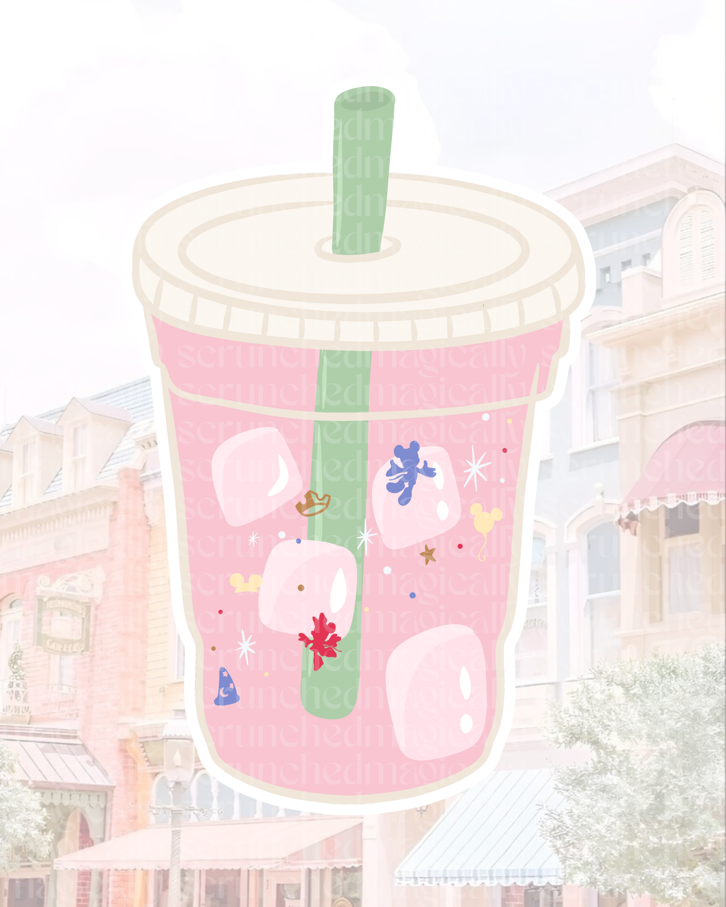 Pink Drink Sticker
