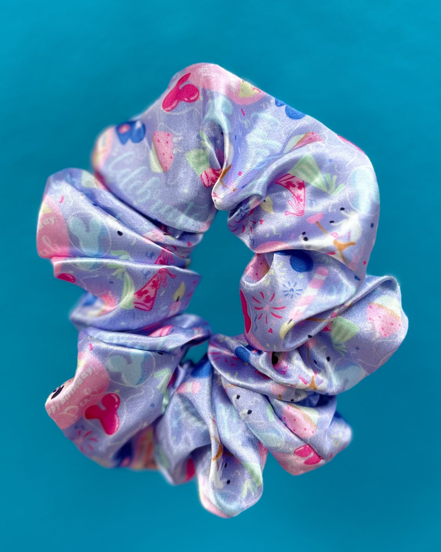 Birthday Magic Satin Scrunchie