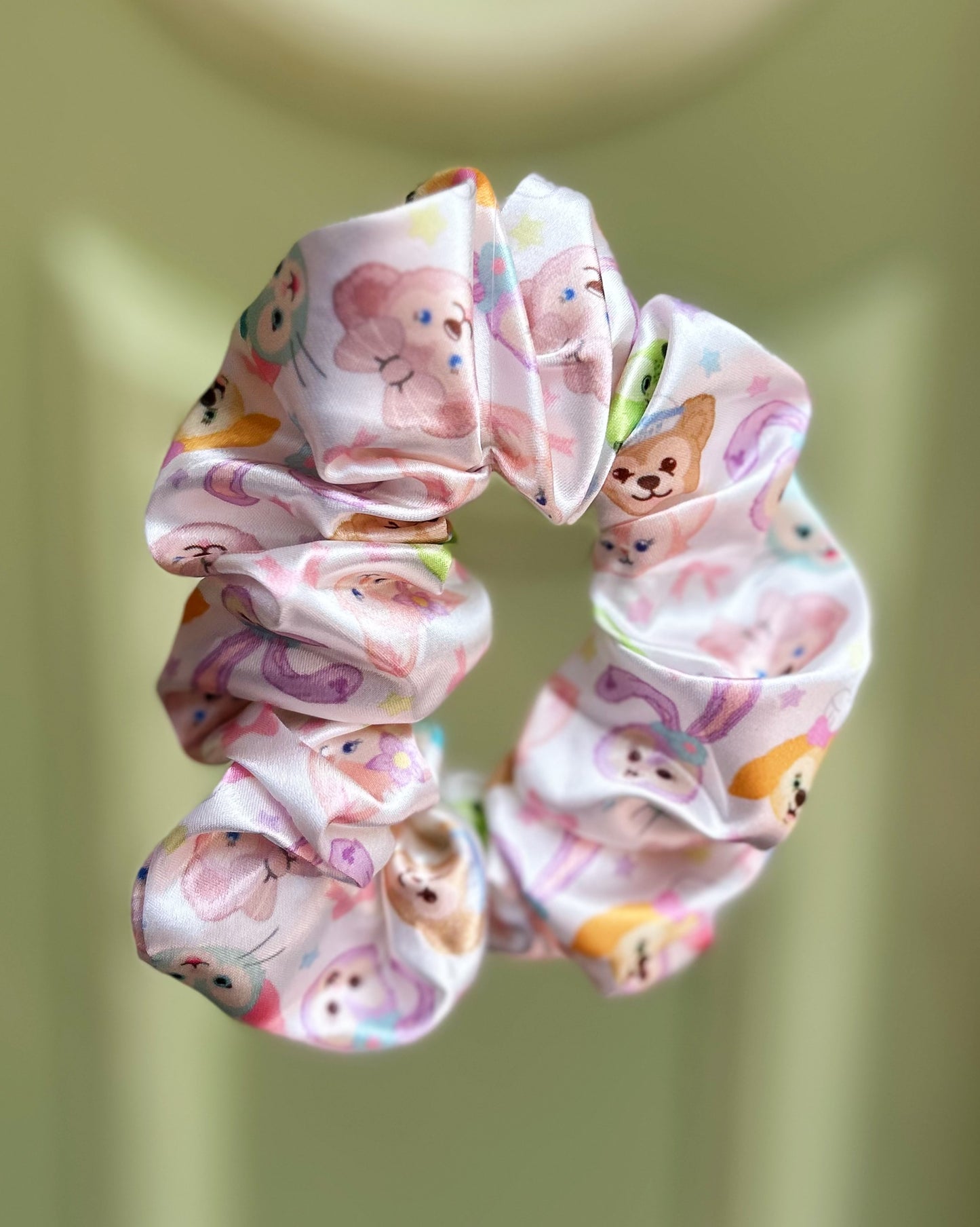 Classic Tokyo Friends Satin Scrunchie