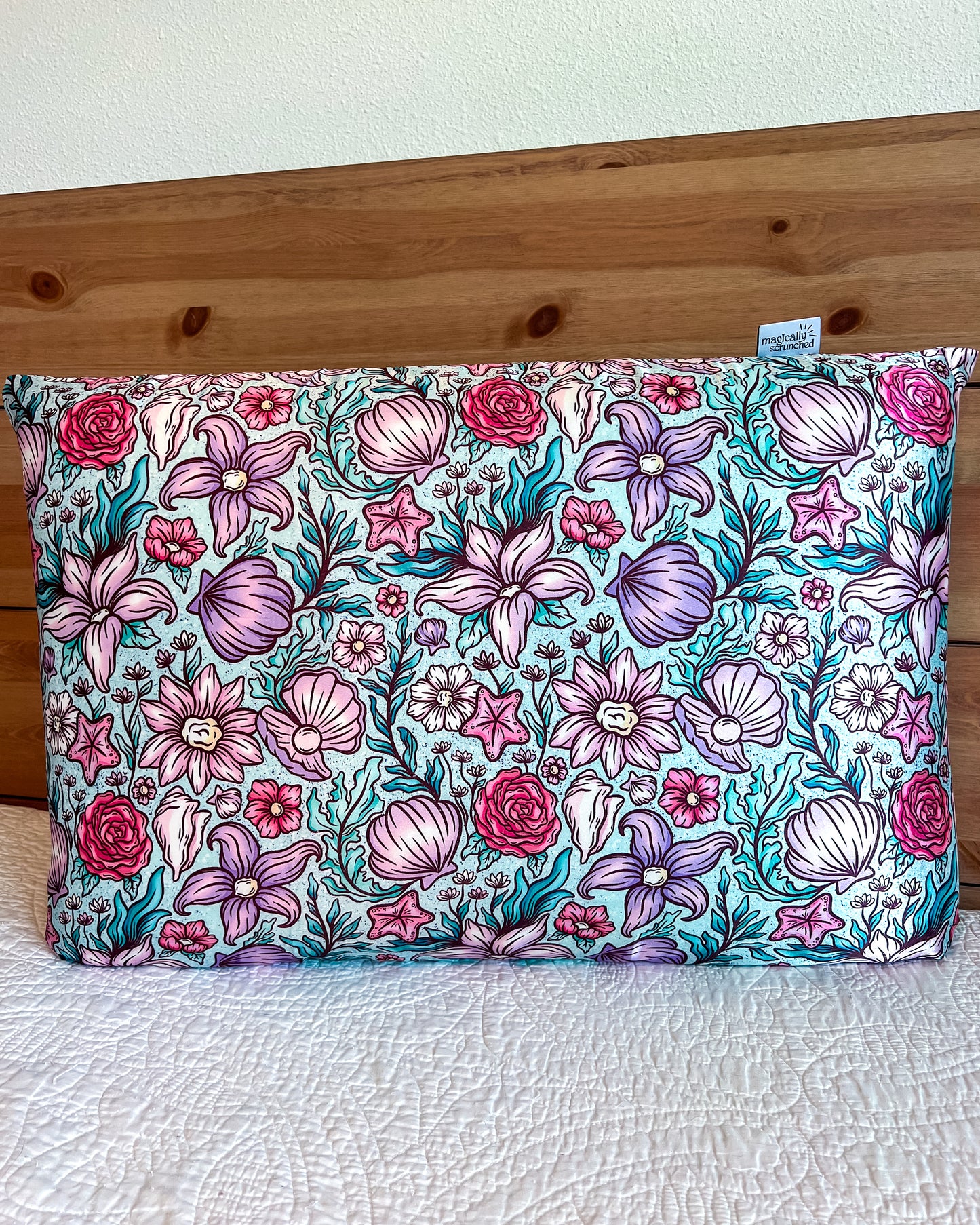 Floral Mermaid Pillowcase