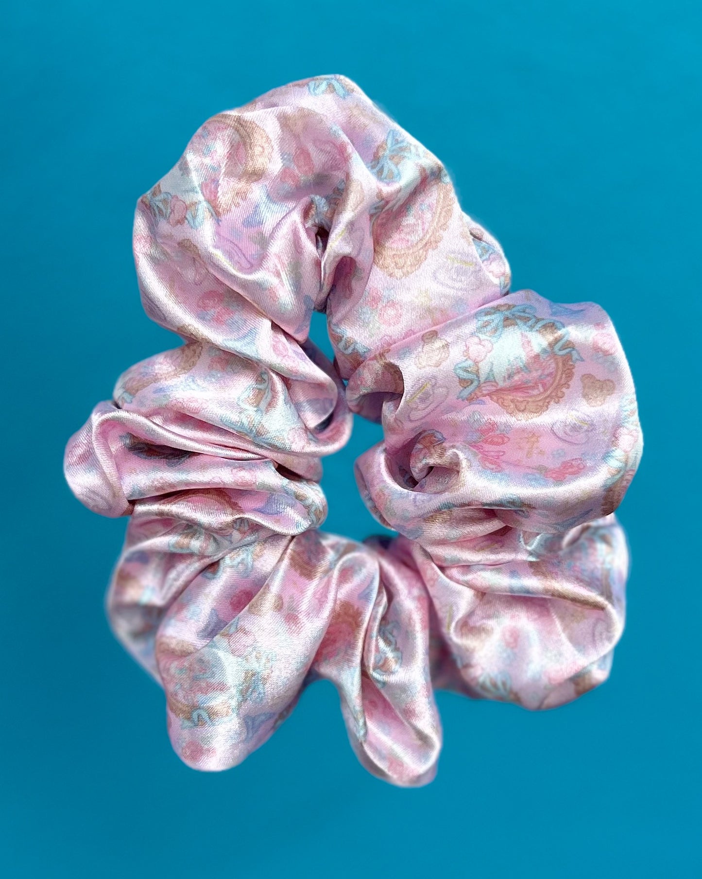Castle Frames Satin Scrunchie