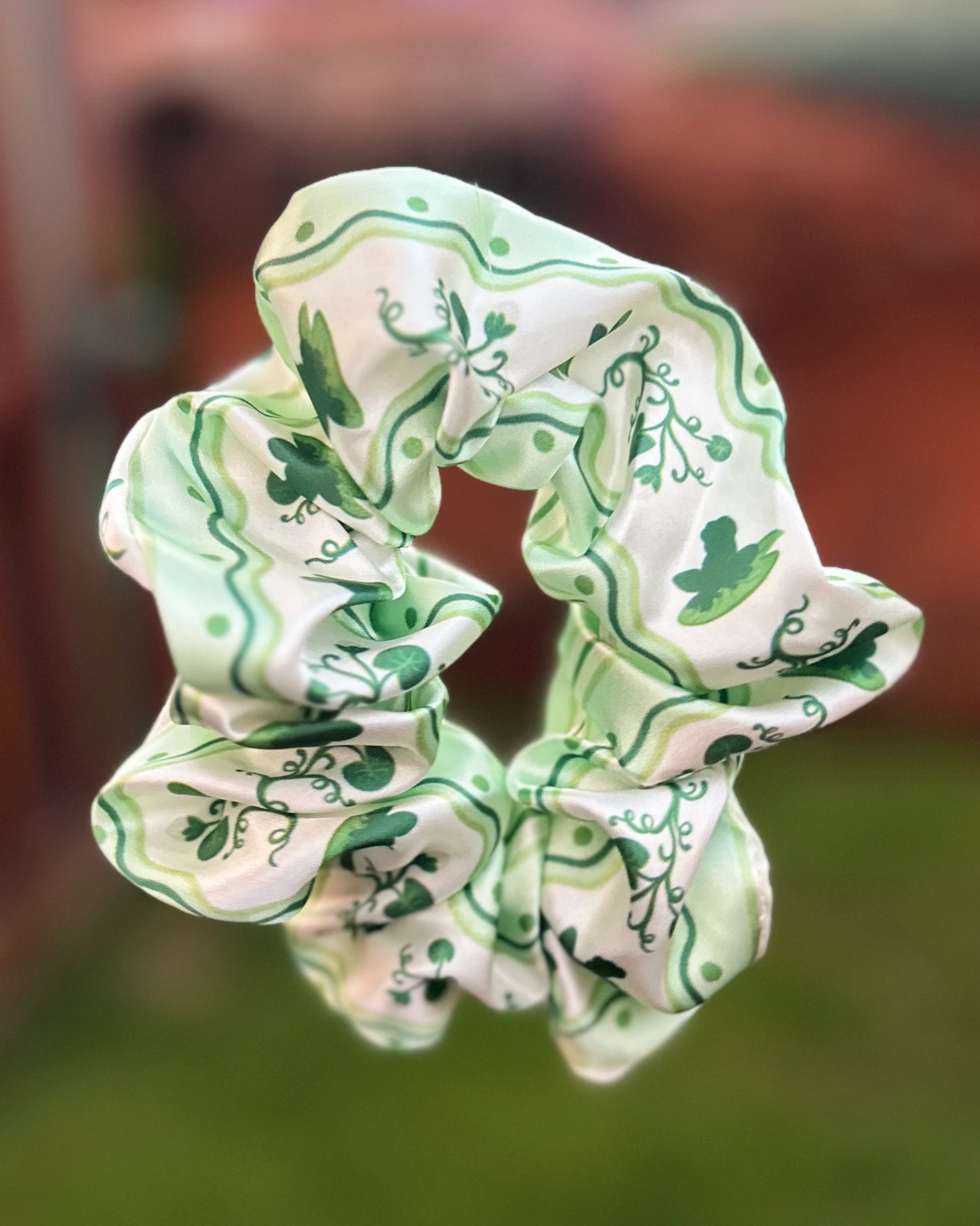 Bayou Bloom Satin Scrunchie