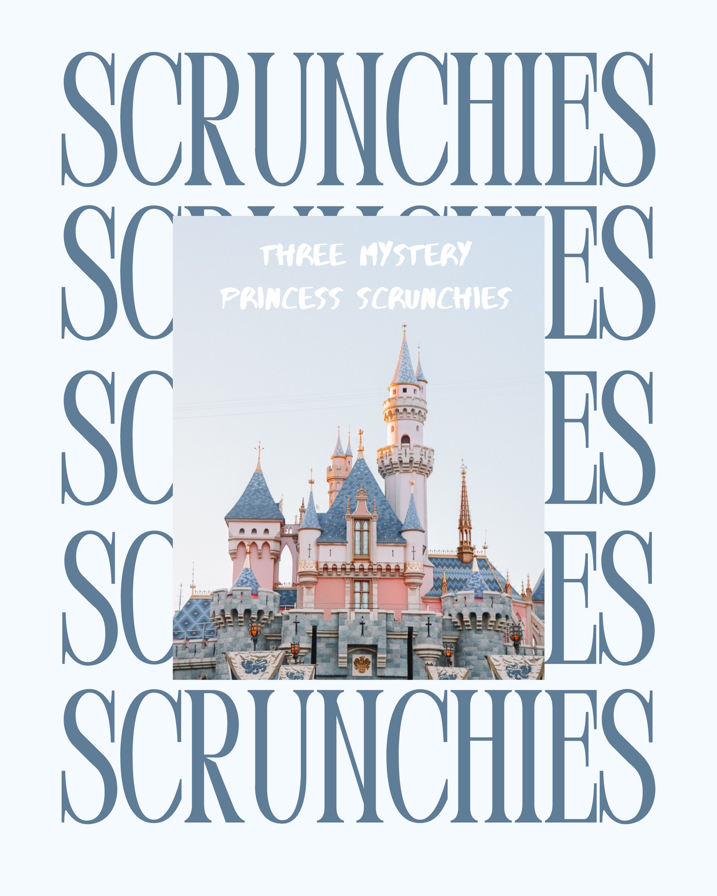 Three Mystery Princess Scrunchies