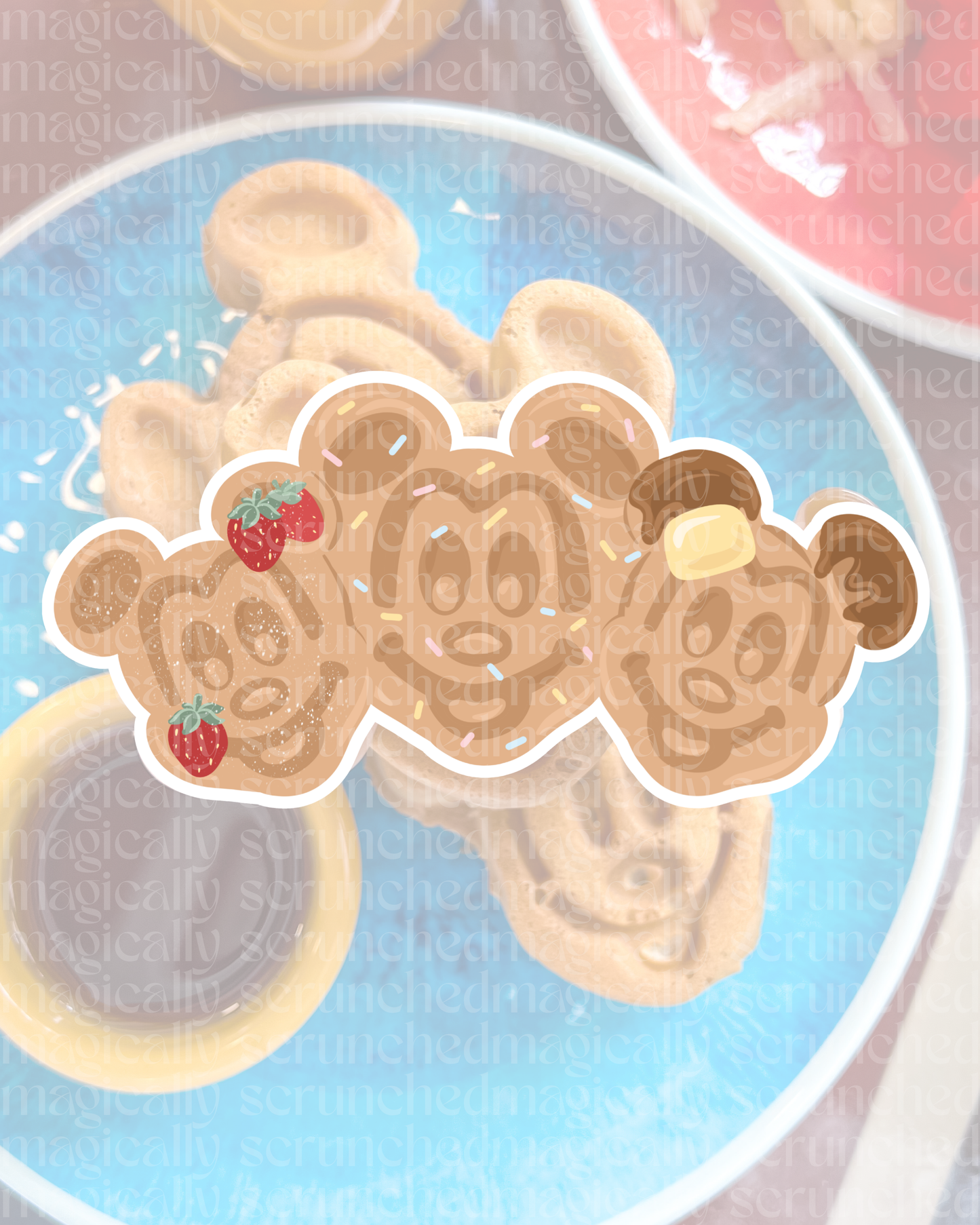 Besties Breakfast Sticker