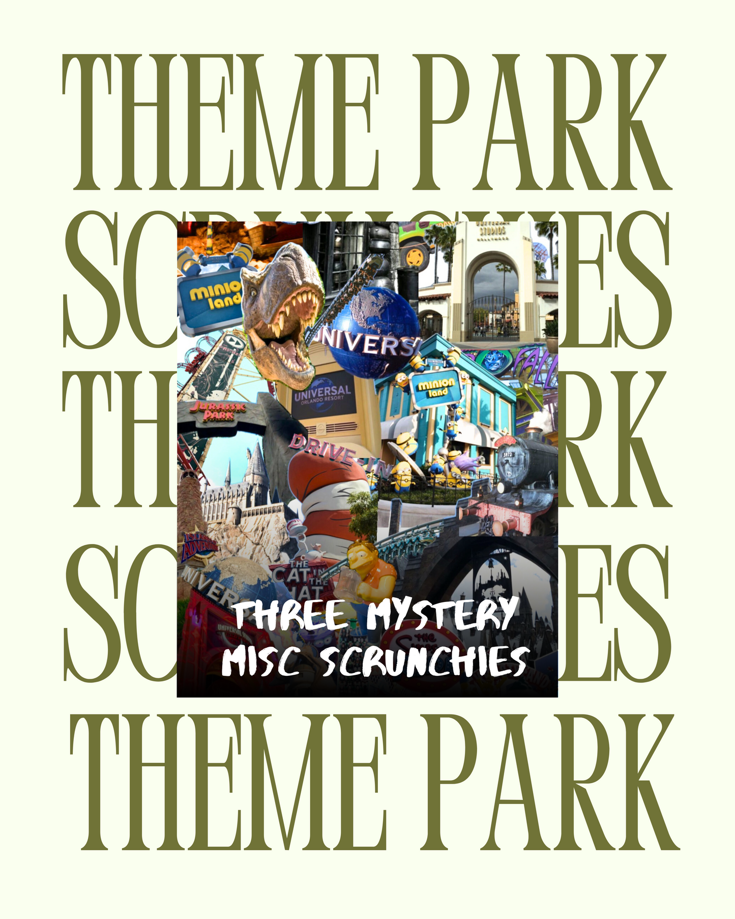 One Mystery The Other EPIC Park Scrunchie