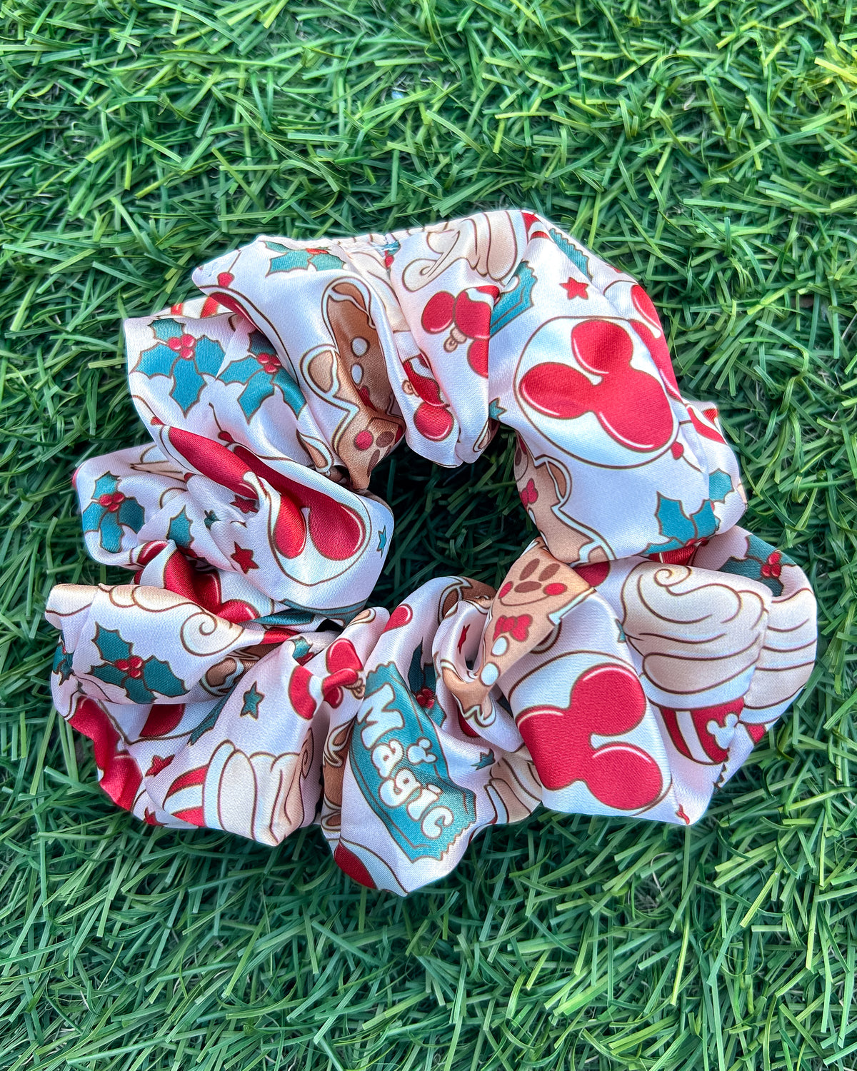Main Street Holiday Magic Satin Scrunchie