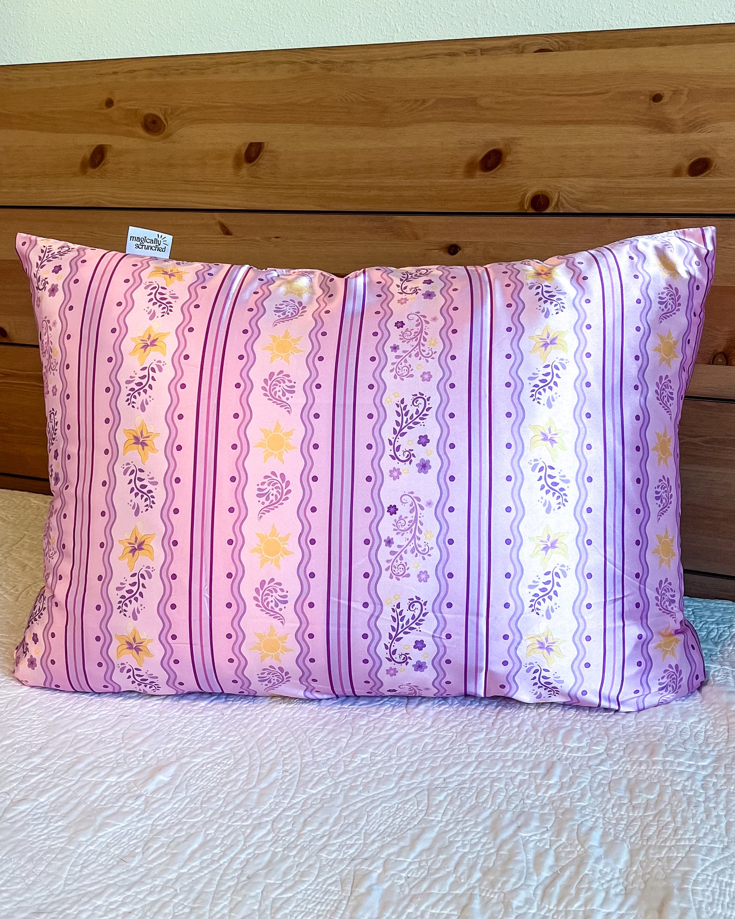 Lantern Light Lilac Satin Pillowcase