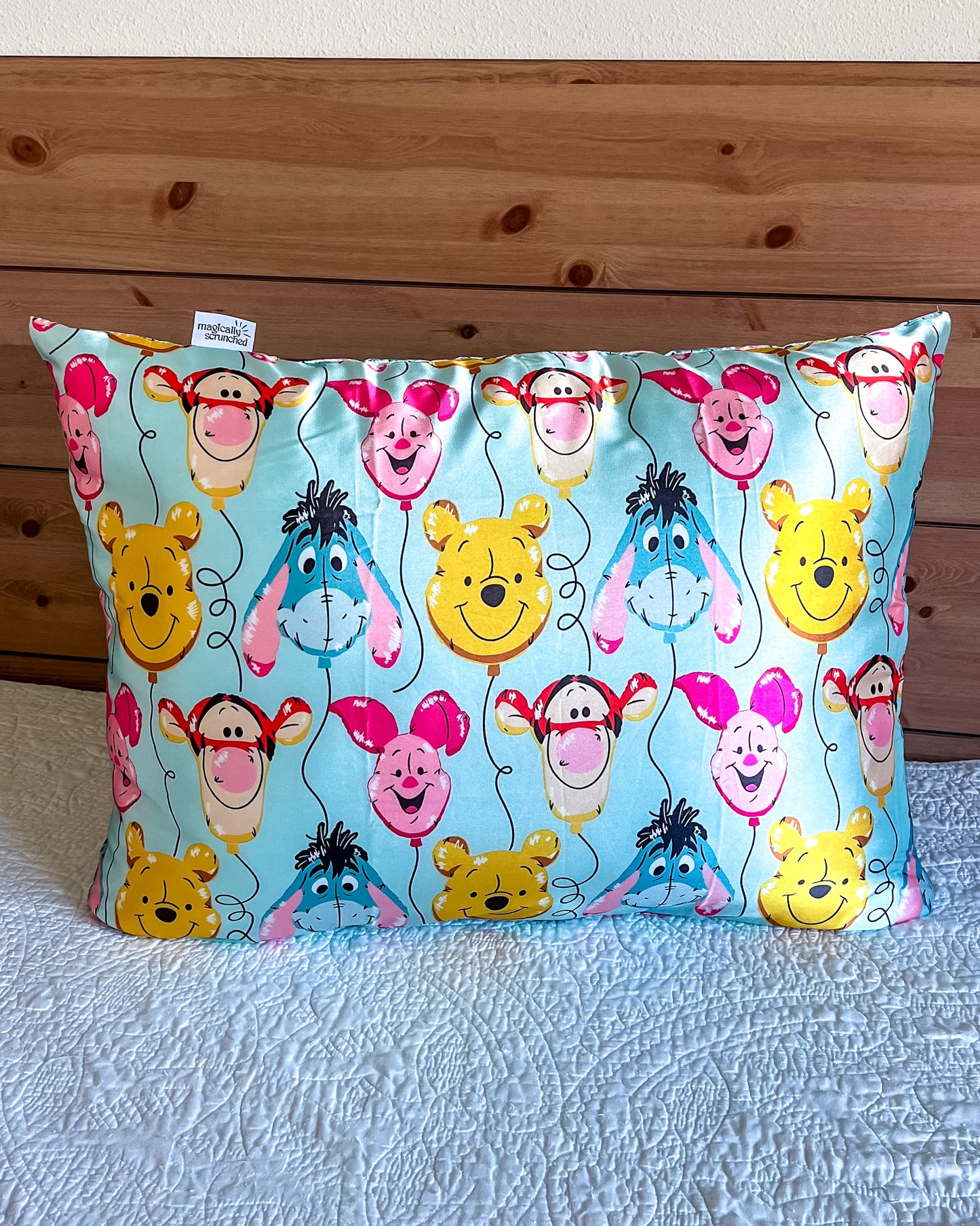 Floating with Friends Satin Pillowcase