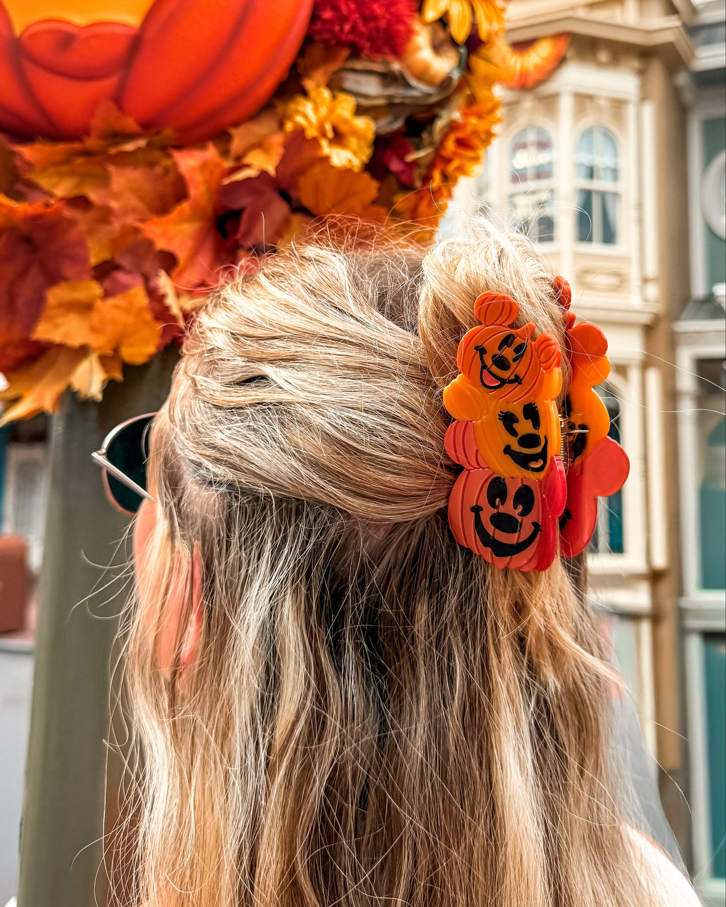 Trio Pumpkin Claw Clip