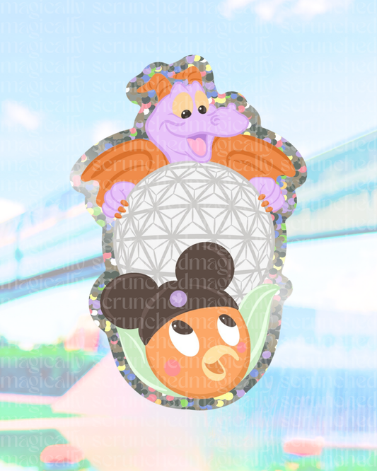 Figgy Orange Sticker