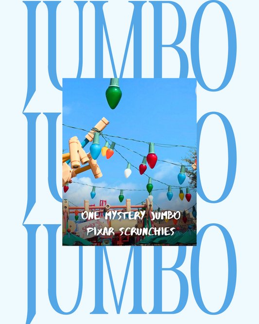 One Mystery JUMBO Pixar Scrunchies