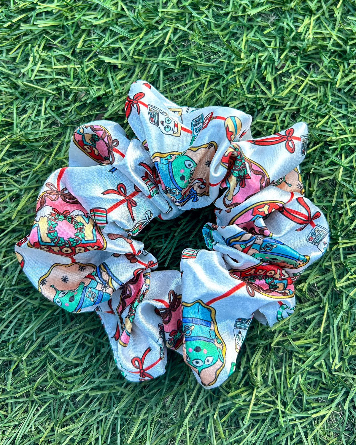 Toy Story Holiday Frames Satin Scrunchie