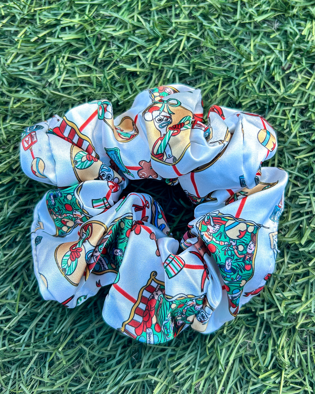 Toy Story Holiday Frames Satin Scrunchie