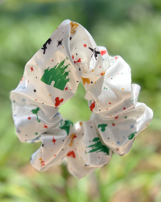 Pixie Dust Satin Scrunchie