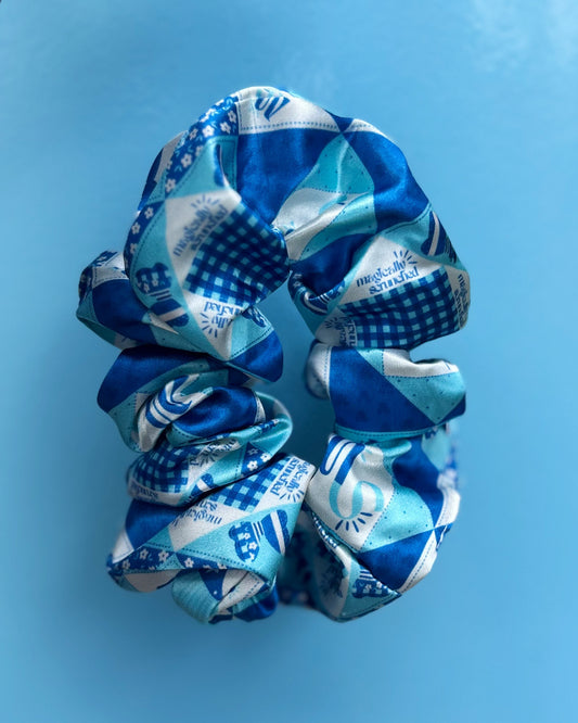 Quilt Logo Satin Scrunchie