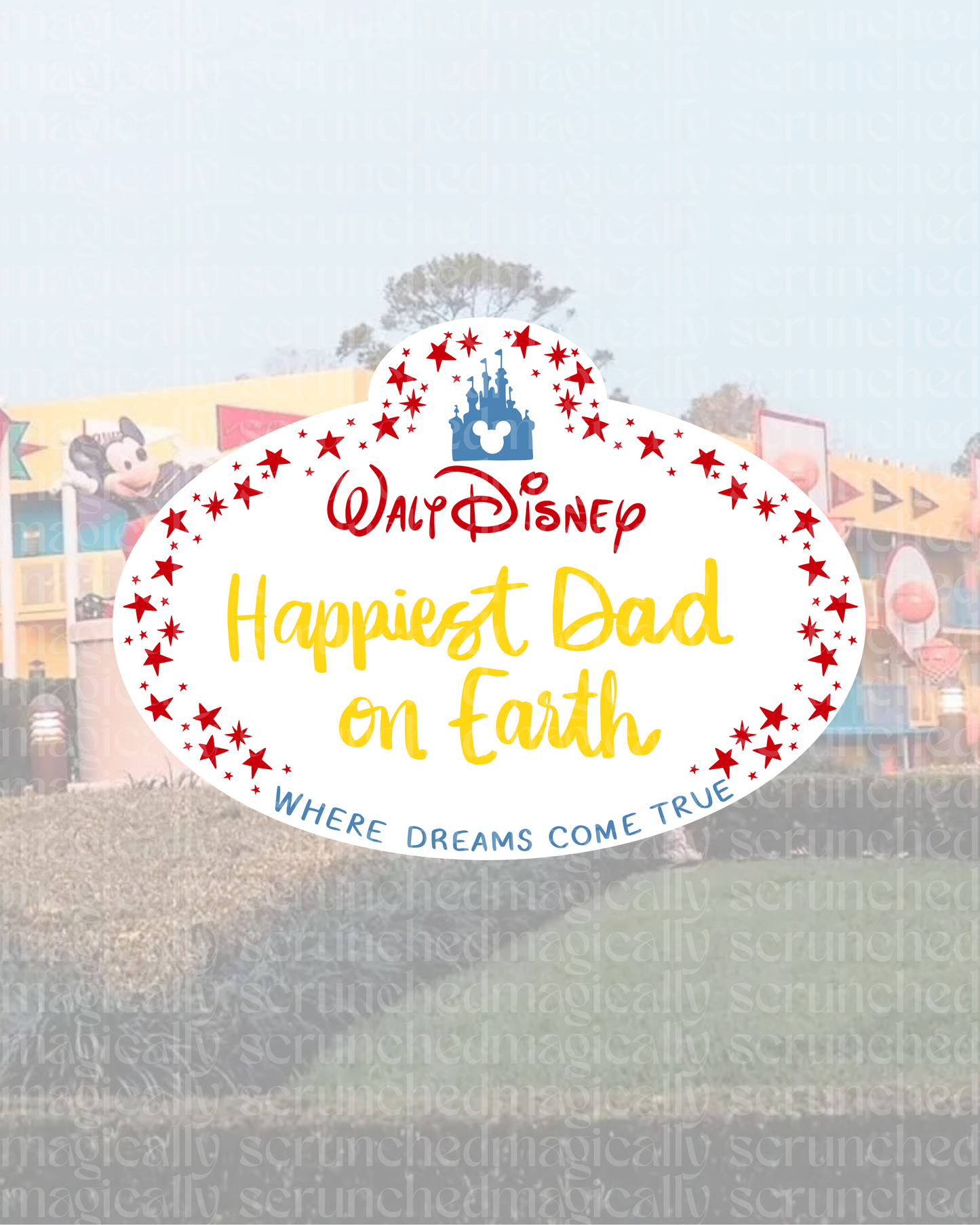 Happiest __ on Earth (Color) Sticker