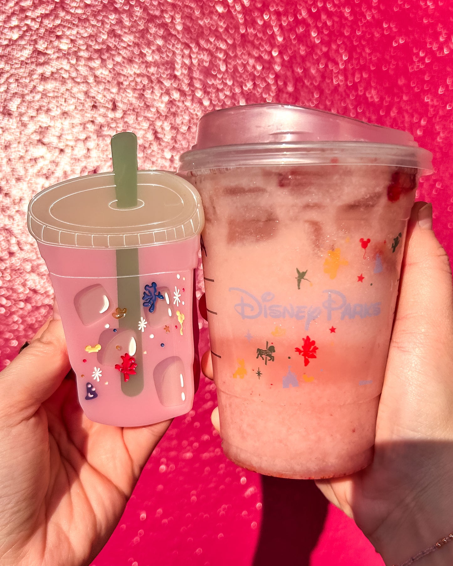 Pink Drink Claw Clip