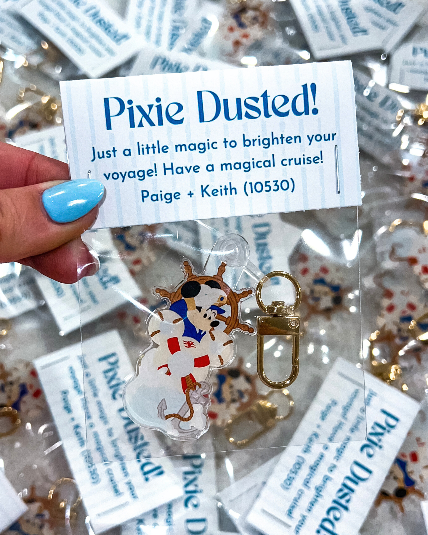 Cruise Captain Keychains (set of 10)