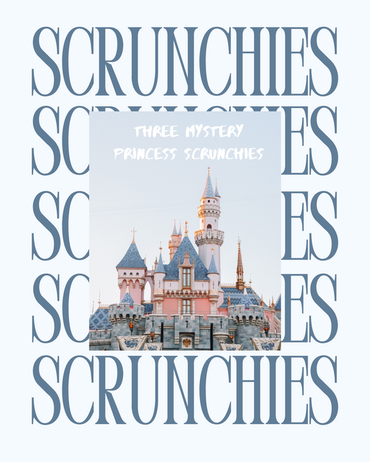 Three Mystery Princess Scrunchies