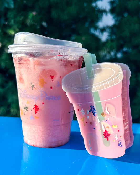 Pink Drink Claw Clip