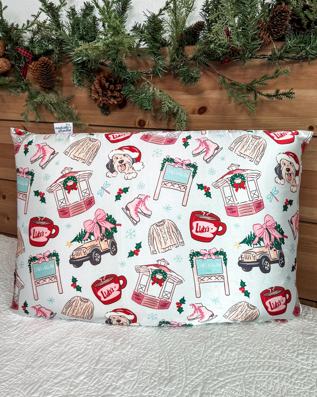 Coffee & Christmas Pillowcase