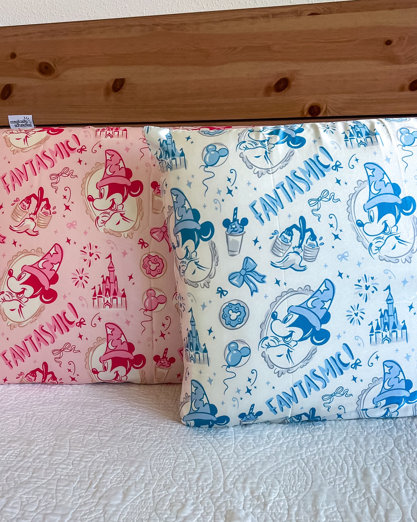 Fantasmic Couple Satin Pillowcase