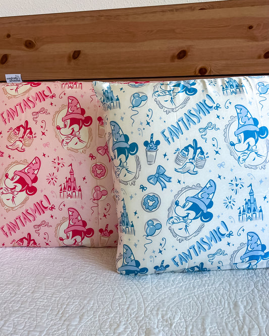 Fantasmic Couple Satin Pillowcase