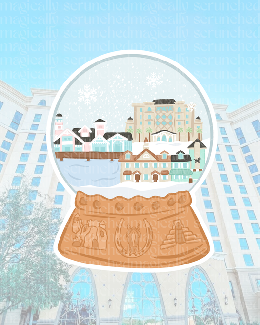 The *Moderate* Snow Globe Sticker