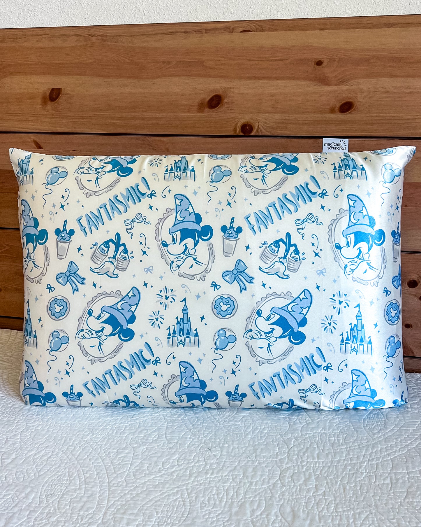 Fantasmic Couple Satin Pillowcase