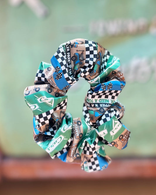 Cars Satin Scrunchie