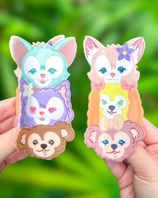 Two Sided Friends Claw Clip