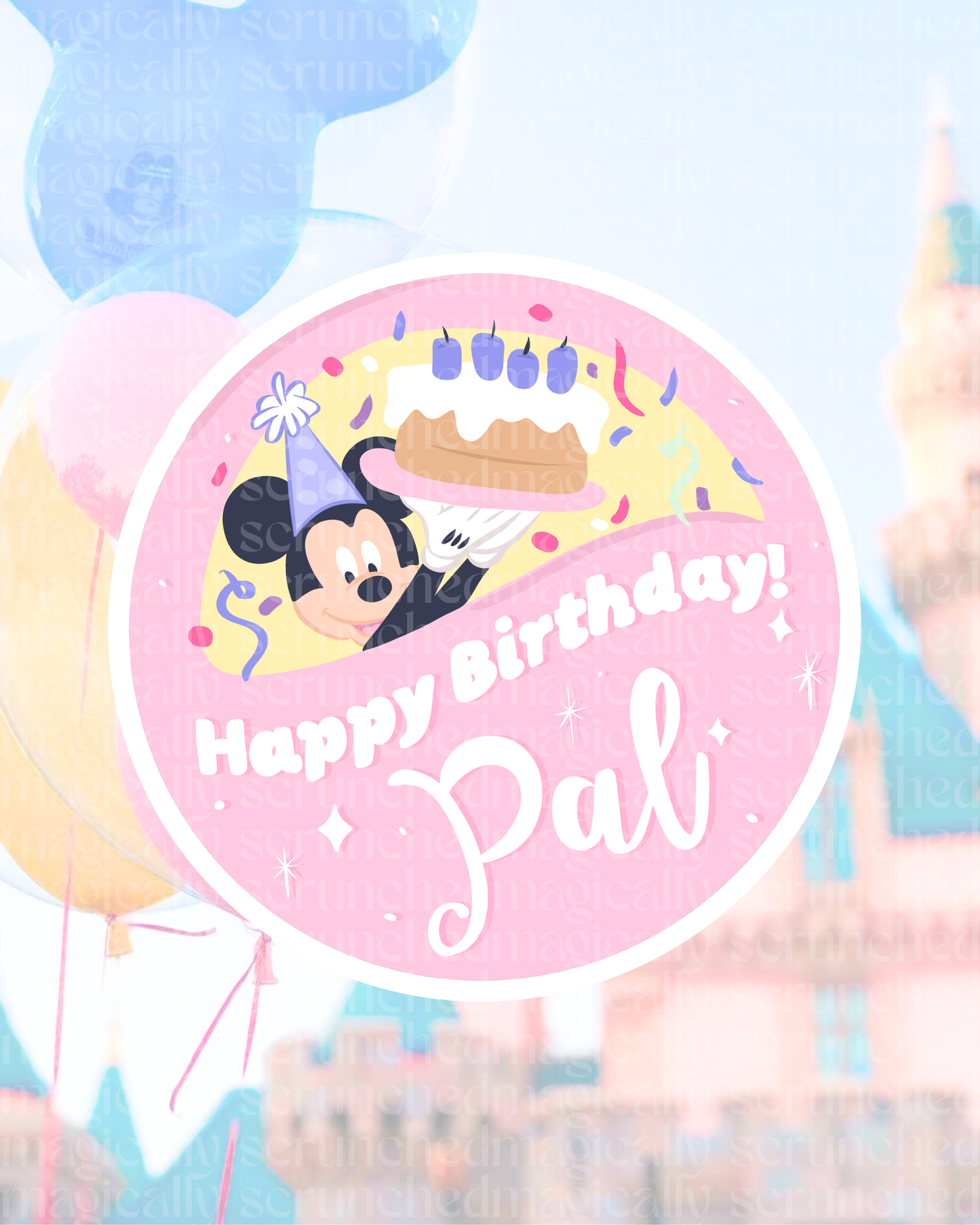 Birthday Pal Sticker | Button