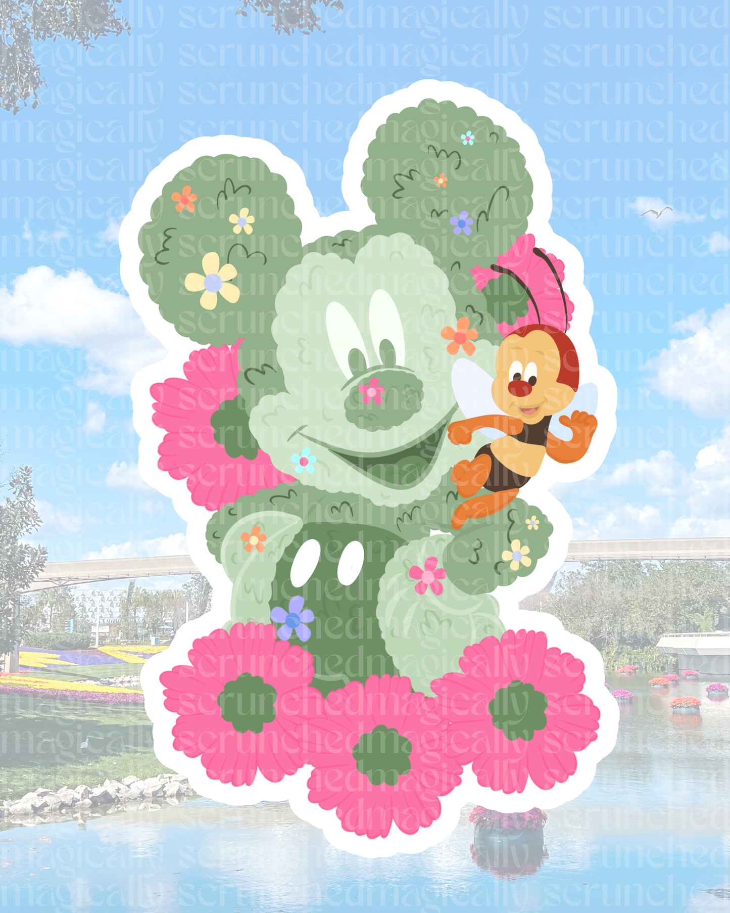 Topiary Mouse Sticker