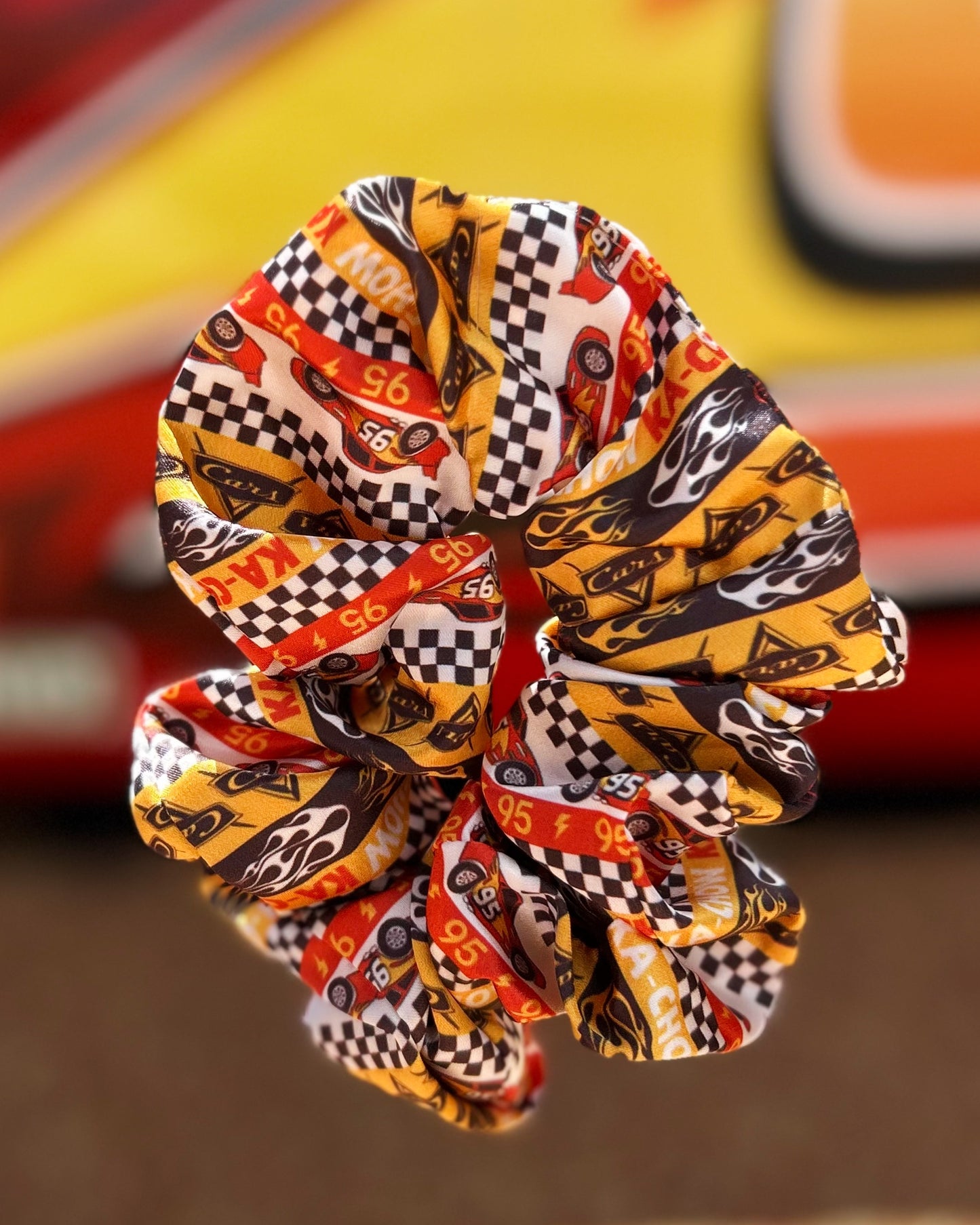 Cars Satin Scrunchie