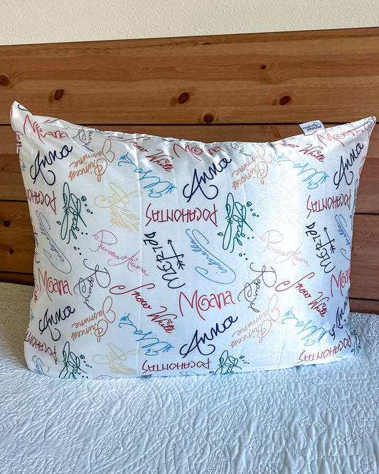 Royal Signatures Satin Pillowcase