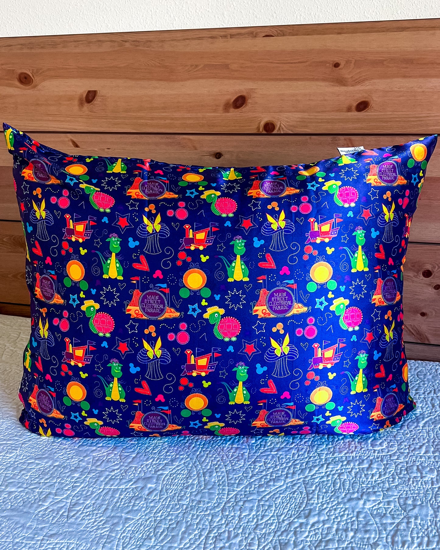 Electric Light Parade Satin Pillowcase