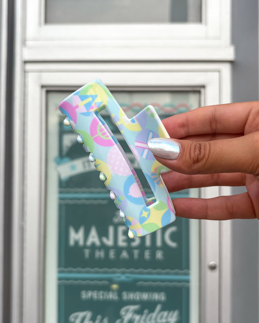 Pastel Magical Icon Design Claw Clip