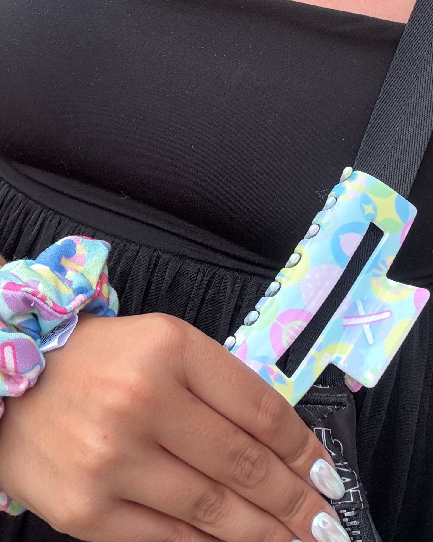 Pastel Magical Icon Design Claw Clip