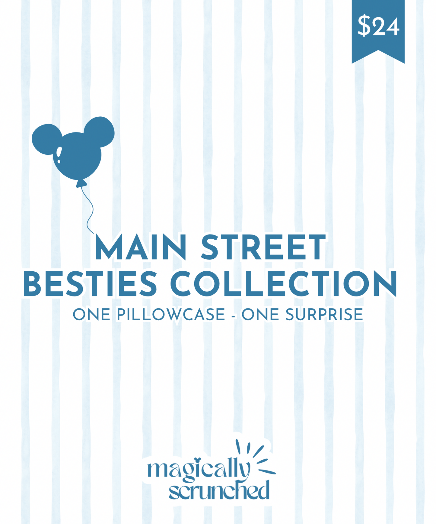 Main Street Besties Collection Satin Pillowcase